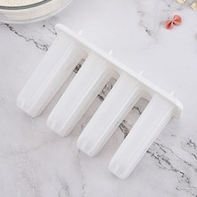 Shidanli 4 Hatta Eski Popsicle Kalıpları Kapaklı Ev Çocuk Sevimli Popsicle Dondurma Kalıbı Diy Ev Yapımı Dondurma Dondurma Kalıbı (Yurt Dışından)