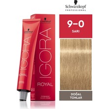 Schwarzkopf Igora Royal Saç Boyası  9-0 sarı 60 ml