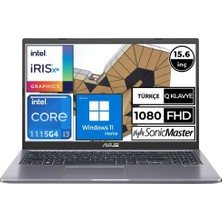 Asus X515EA-BQ868W Intel Core I3 1115G4 20GB Ram 512GB SSD 15.6" Fhd Windows 11 Home Dizüstü Bilgisayar Çanta Hediyeli