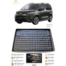 My Jasmin Toyota Proace City 2019 Sonrası 4d Havuzlu Paspas ve 4d Bagaj Havuzu Set Siyah Renk