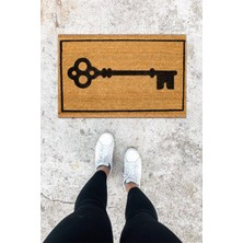 Stok Shop Dijital Baskı Yeşil Dış ve Iç Mekan Doğal Taş Desen Kapı Önü Paspası