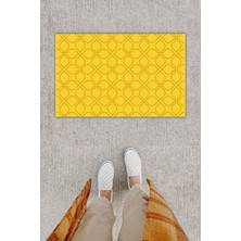 Stok Shop Dijital Baskı Yeşil Dış ve Iç Mekan Doğal Taş Desen Kapı Önü Paspası