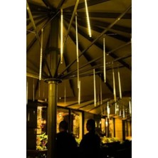 Hazar Led 8 Tüp Gün Işığı Meteor Led Işık Yağmur Işıkları Eklenebilir IP65 Dış Mekan Dekoratif Yılbaşı Süsü