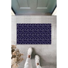 Dijital Baskı Yeşil Dış ve Iç Mekan Doğal Taş Desen Kapı Önü Paspası