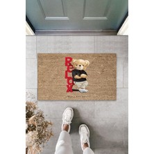 Stok Shop Dijital Baskı Yeşil Dış ve Iç Mekan Doğal Taş Desen Kapı Önü Paspası