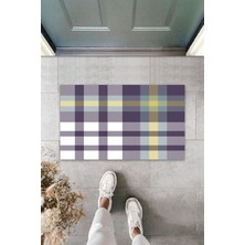 Dijital Baskı Yeşil Dış ve Iç Mekan Doğal Taş Desen Kapı Önü Paspası