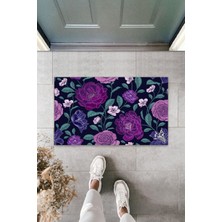 Stok Shop Dijital Baskı Yeşil Dış ve Iç Mekan Doğal Taş Desen Kapı Önü Paspası