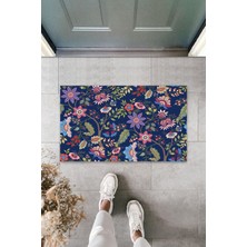 Stok Shop Dijital Baskı Yeşil Dış ve Iç Mekan Doğal Taş Desen Kapı Önü Paspası