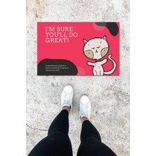 Stok Shop Dijital Baskı Yeşil Dış ve Iç Mekan Doğal Taş Desen Kapı Önü Paspası