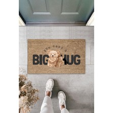 Stok Shop Dijital Baskı Yeşil Dış ve Iç Mekan Doğal Taş Desen Kapı Önü Paspası