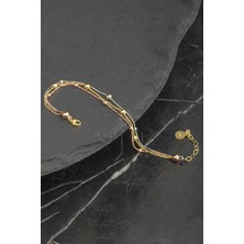 Byes 925 Ayar Gümüş Dorika Toplu 3'lü Bileklik