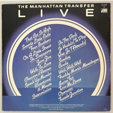 The Manhattan Transfer Live Lp Plak (Orjinal 1978 Alman Baskı)