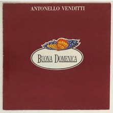 Antonello Venditti Buona Domenica Lp Plak (Orjinal 1976 Alman Baskı)