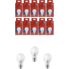 Anadolu Led Anadoluled 9-60W Beyaz Işık LED Ampul 10 Lu Paket