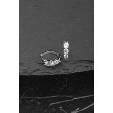 Byes 925 Ayar Gümüş Tria Küpe