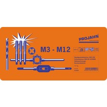 Projahn 91004 44 Parça Diş Açma Seti M3-M12