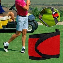 Plaza Golf Telemetre Kayışı Kolayca Erişim Sarma Korkuluğu Kırmızı (Yurt Dışından)