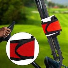 Plaza Golf Telemetre Kayışı Kolayca Erişim Sarma Korkuluğu Kırmızı (Yurt Dışından)