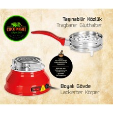 Coco Night Taşınabilir Közlük, Közmatik Nargile, Nargile Kömürü, Nargile Koz Yakma, Köz Ocagı