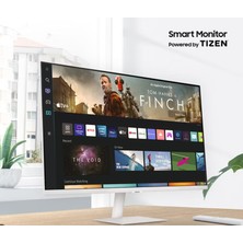 Samsung M5 LS27CM501EUXUF 27" 4 MS 60 Hz Full HD VA LED Akıllı Monitör Beyaz 8806094253870