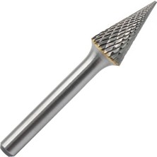 Sourcingasia Xhhdqes Tungsten Karbür Çapak Sivri Koni Şekli Çift Kesim Döner Çapak Dosyası 70X12MM 1/4 Inç Şaft Çapı (Yurt Dışından)