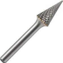 Sourcingasia Xhhdqes Tungsten Karbür Çapak Sivri Koni Şekli Çift Kesim Döner Çapak Dosyası 70X12MM 1/4 Inç Şaft Çapı (Yurt Dışından)