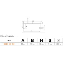 Bahco Kauçuk Saplı İşkence 400mm 420SH-120-400