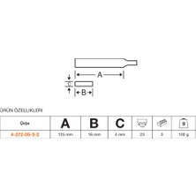 Bahco Ergo™ Wasa® Testere Eğesi 4-272-05-3-2