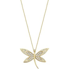 Altın Mineli Yusufçuk Kolye