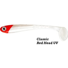 Fujin Bomb Shad 85MM Slikon Balık - Classic Red Head