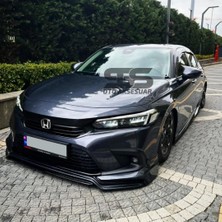 Fruens Honda Civic Fe Kasa Batman Yarasa Ayna Kapağı Piano Black / 2019 Sonrası