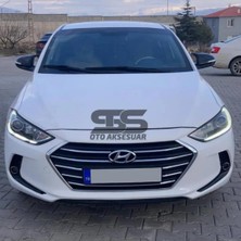 Fruens Hyundai Elantra Sinyalli 2016-2018 Uyumlu Batman Yarasa Ayna Kapağı Piano Black Abs Plastik