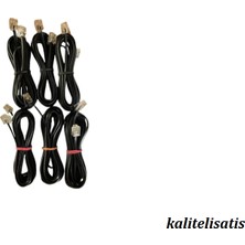 Kaliteli 3 Metre Adsl Modem Telefon Hat Kablosu RJ11  (1 Adet )