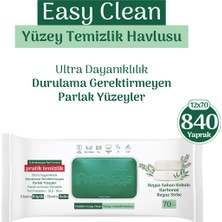 Paddlers Easy Clean Beyaz Sabun Katkılı Yüzey Temizlik Havlusu 12X70 (840 Yaprak)