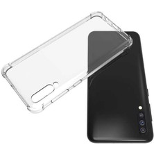 HappyCase Samsung Galaxy A70 Köşeli Şeffaf Anti Shock Silikon Kılıf