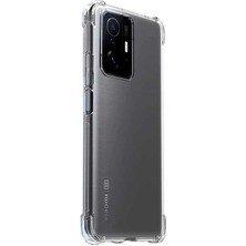 HappyCase Xiaomi   Mi 11T Pro Köşeli Şeffaf Anti Shock Silikon Kılıf