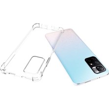 HappyCase Xiaomi   Poco M4 Pro 4g Köşeli Şeffaf Anti Shock Silikon Kılıf