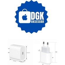 DGK Apple 18-20 Watt Hızlı Şarj Koruyucu Başlığı ve Kablo Koruyucu Set Hello Kitty Figürlü