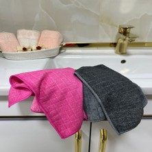 Fine Clean ( 2 Adet ) Mikrofiber Simli , Tırtıklı Halı Koltuk Duşakabin Yıkama Bezi Telli Zor Kir