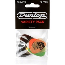 Jim Dunlop PVP112 Pick Acoustic Var 12'li Paket Pena