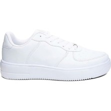 M-Rich 009 Mr Erkek Beyaz-Beyaz Sneaker Ayakkabı