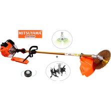 Mitsuyama Japon Yan Tırpan + Akrep Çapa + Zeytin Hasat Fındık Silkeleme Makinesi 4.2 kw 5.7 hp