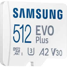 Samsung Evo Plus 512GB Microsd MB-MC512KA/TR Beyaz Hafıza Kartı (Samsung Türkiye Garantili)