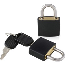 Safety1 Vıp - 8 Adet Metal Asma Kilit Prinç Bagaj, Sırt Çantası, Günlük, Mücevher Kutusu, El Sanatları, Anahtarlı ve Dayanıklı Kapaklı Okul Öğretim Kilidi (Küçük, Ngyp) (Yurt Dışından)