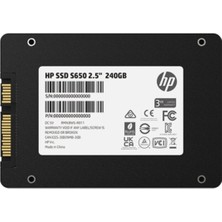 HP S650 240GB 2.5 SSD Disk 345M8AA