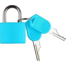 Safety1 Bavul Kilidi Anahtarlı Mini Asma Kilit Küçük Kilit Okul Çantası Sırt Çantası Bagaj Asma Kilidi Okul Spor Salonları Açık Sırt Çantası Kilit Organizatörleri (Gök Mavisi, Tek Boyut) (Yurt Dışından)