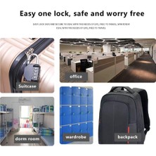 Safety1 Bagaj Dolapları Şifreler Kilitler - Çok Renkli Seyahat Çantası Asma Kilitler Personel Dolapları Spor Salonu Çinko Alaşımlı Kapı Asma Kilitleri Güvenlik Şifreli Kilitler (Yurt Dışından)