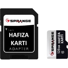 Sprange 128GB Hafıza Kartı 100MB/S Class 10 4K Video Kayıt