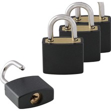 Safety1 Vıp - 8 Adet Metal Asma Kilit Prinç Bagaj, Sırt Çantası, Günlük, Mücevher Kutusu, El Sanatları, Anahtarlı ve Dayanıklı Kapaklı Okul Öğretim Kilidi (Küçük, Mavi, Sarı) (Yurt Dışından)