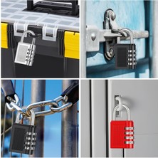 Safety1 Şifreli Kilit 2 Paket, Spor Salonu, Spor, Okul ve Çalışan Dolabı, Dış Mekan, Çit, Çile ve Depolama Için 4 Haneli Şifreli Asma Kilit (Şerit) (Yurt Dışından)